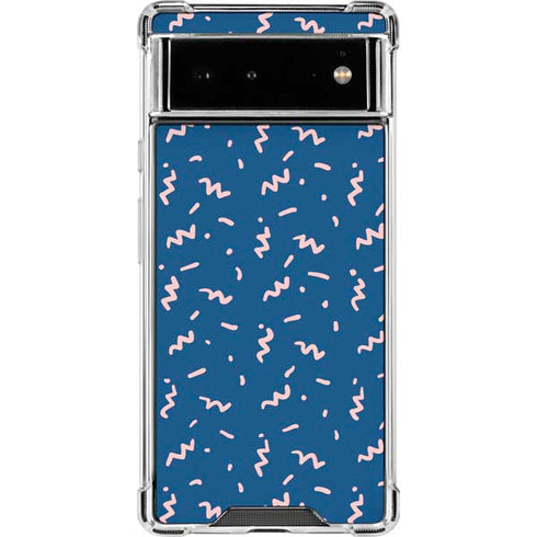 Blue Spring Google Pixel 6 Clear Case